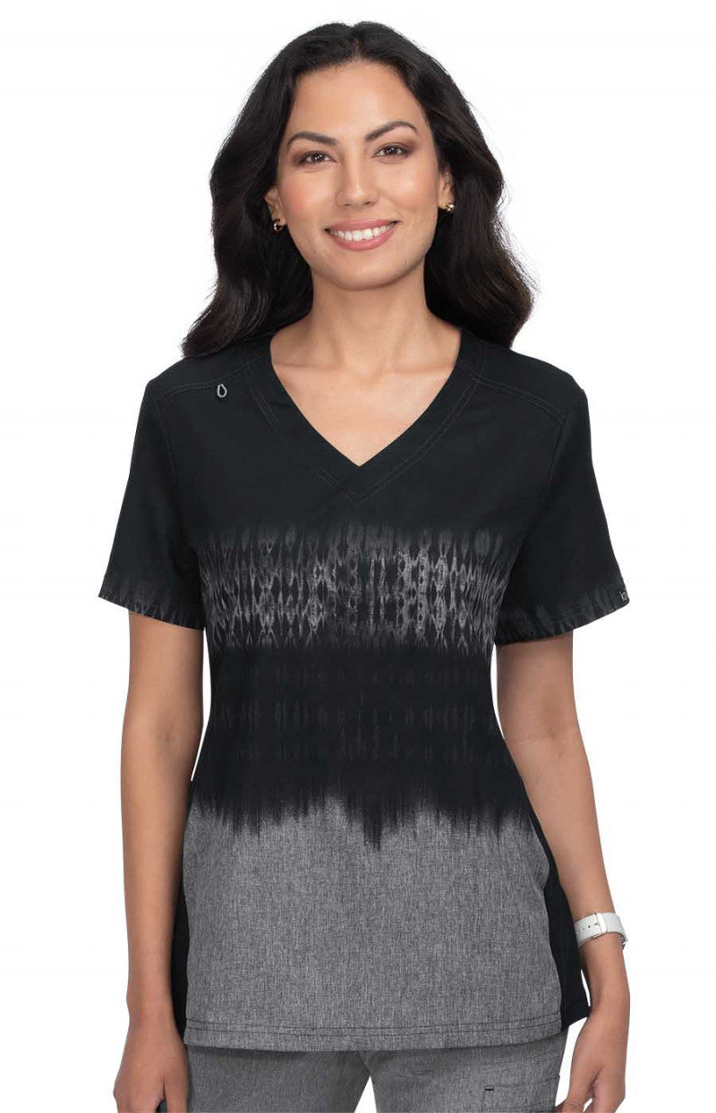 1031PR-TieDyeBlackHeatherGrey-XXS